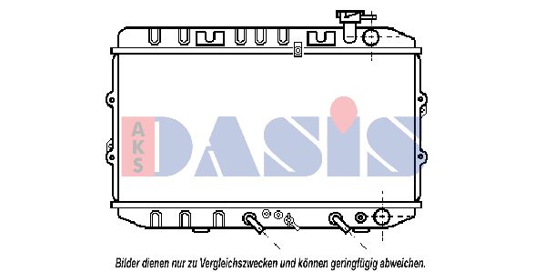 AKS DASIS Radiators, Motora dzesēšanas sistēma 100190N